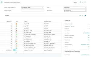 Warehouse Insight Application Override