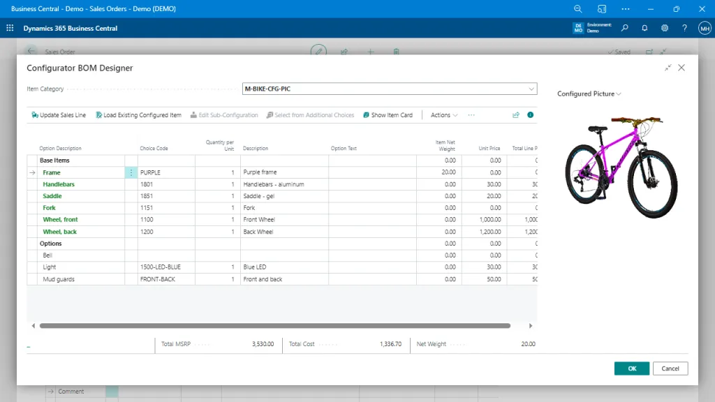 BOM Designer for Business Central