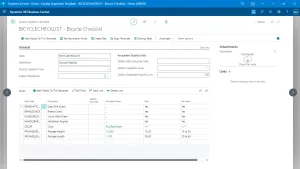 Component Inspection Template