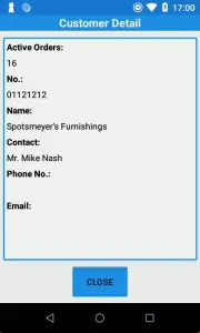 Customer Detail Fullscreen