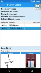 Delivery Document Factboxes