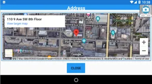 Delivery List Map Landscape