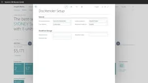 DocXtender Setup in Dynamics 365 Business Central
