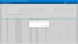 Inventory Forecast Planning