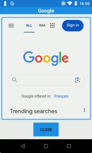 Google Search Fullscreen FactBox