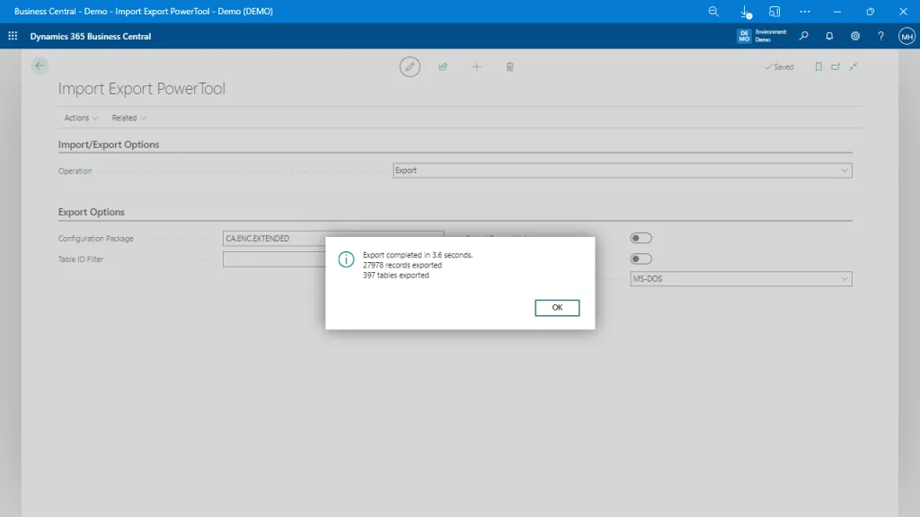Import Export PowerTool