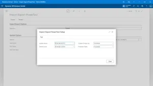Import Export PowerTool