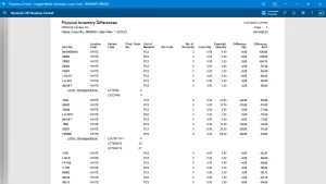 Inventory Journal Validation Options