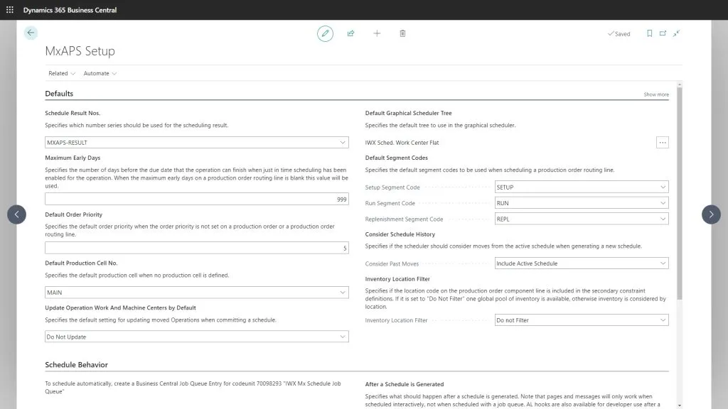 MxAPS Setup in Business Central