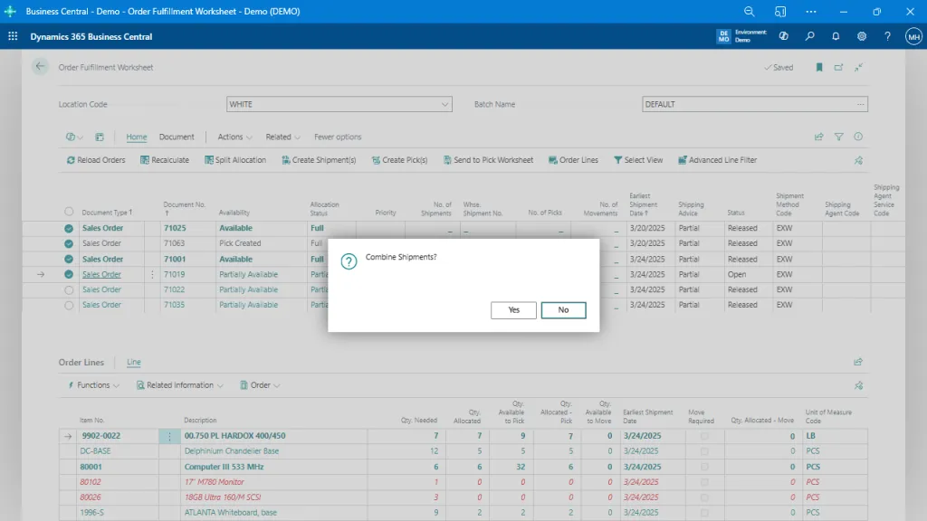 Merge Shipments for Streamlined Fulfillment