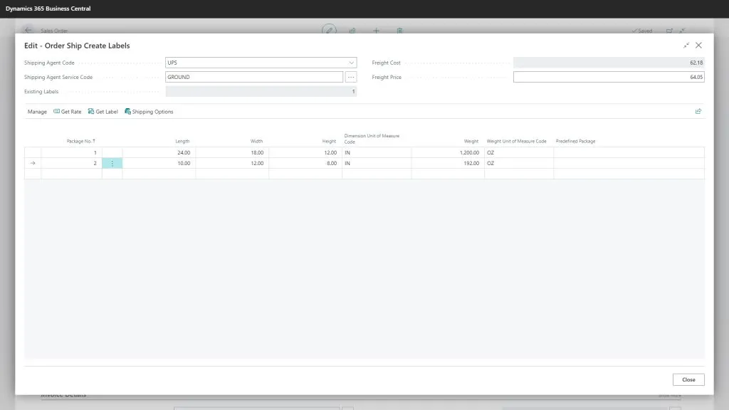Order Ship Express Get Rates
