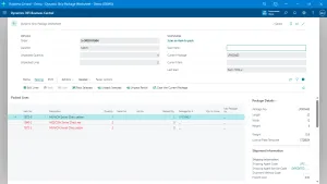 Package Worksheet Overview