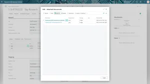 Posted Sales Shipment Attachments