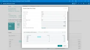 Price Check and Availability