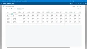 Quality Inspection Grades
