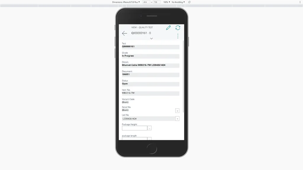 Quality Test on Phone for Quality Inspector