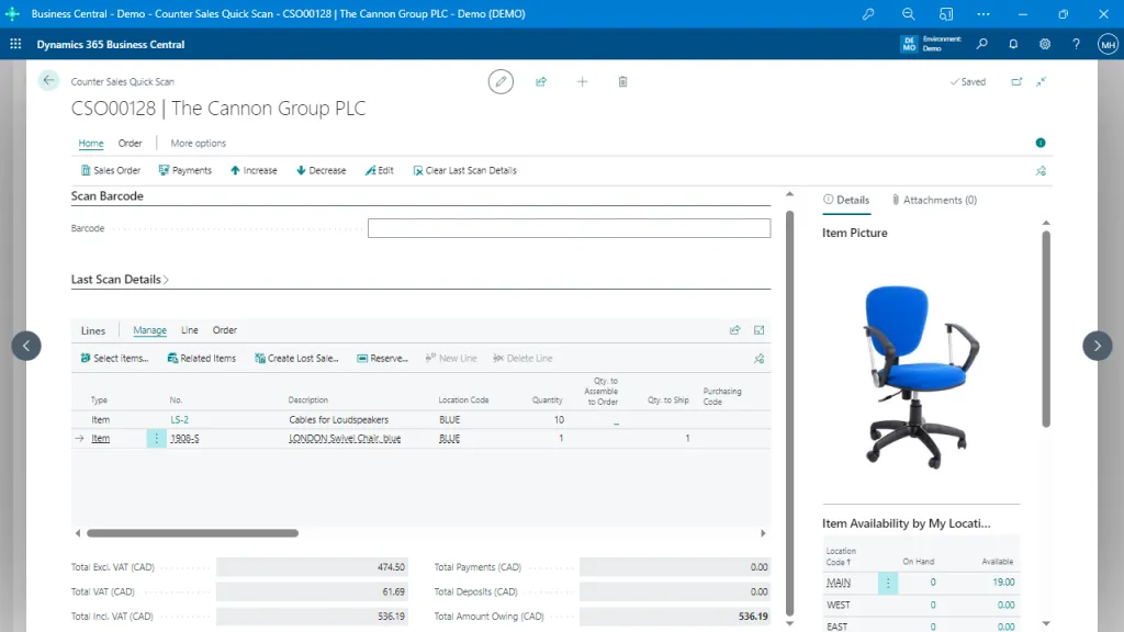 Quick Scan Functionality