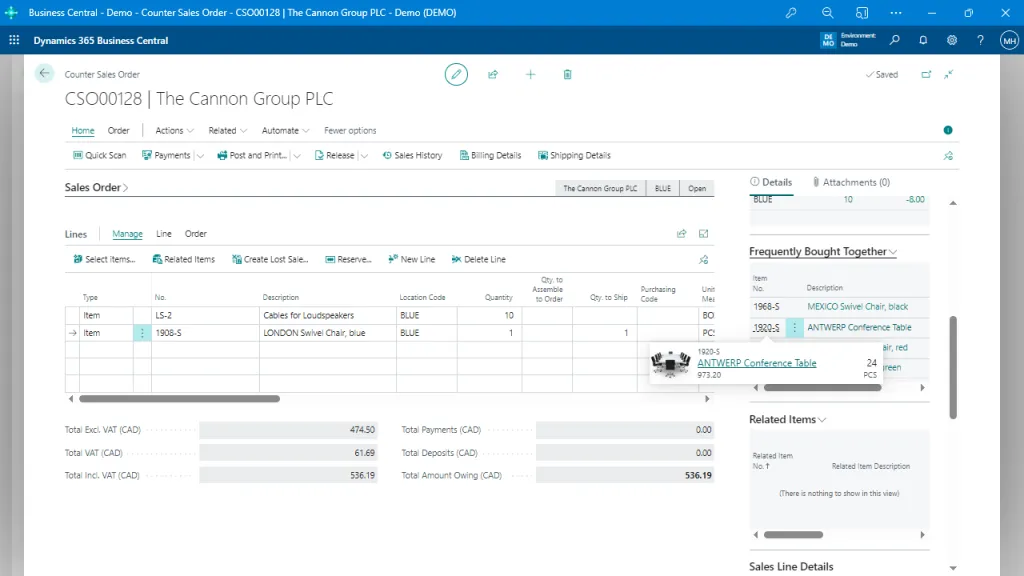 Sales Order Management