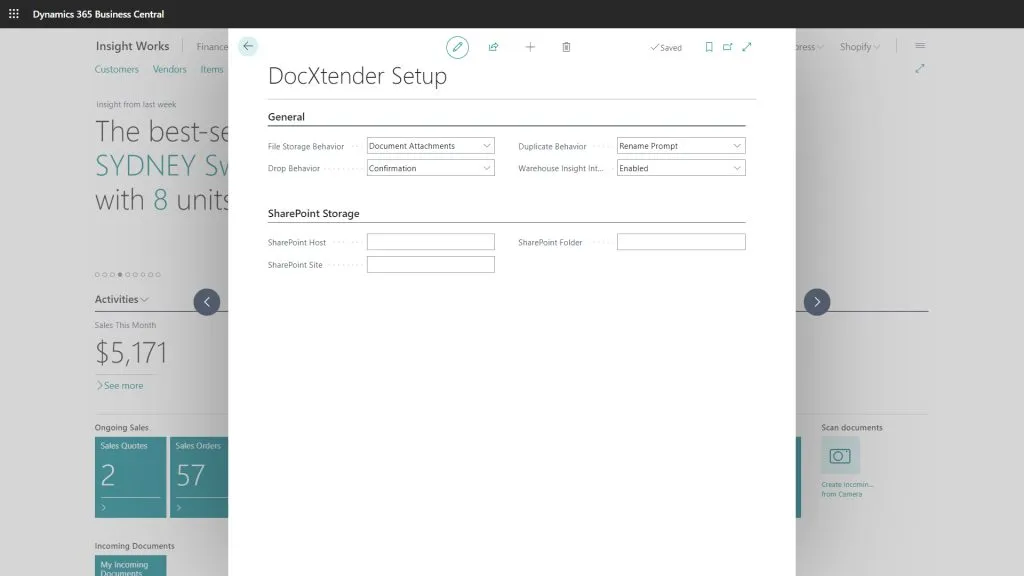 Setup DocXtender