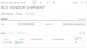 Whse Receipt Doc Update Vendor Shipment Number
