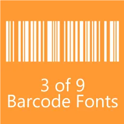 3 of 9 Barcode Fonts