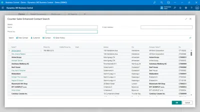 Enhanced Contact Search