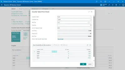 Price Check and Availability