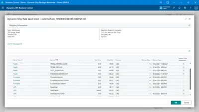 Rate Shopping Interface